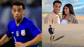 USMNT star Tyler Adams hits the beach with girlfriend Sarah Schmidt and their infant son as he steps up injury recovery with tennis practice while waiting for Copa America squad news | Goal.com US