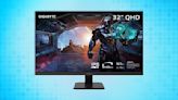 Gigabyte's GS32Q 32-inch QHD 170 Hz gaming monitor is on sale for $199