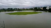 KSCA Navule Stadium inundated in Shivamogga following heavy rains