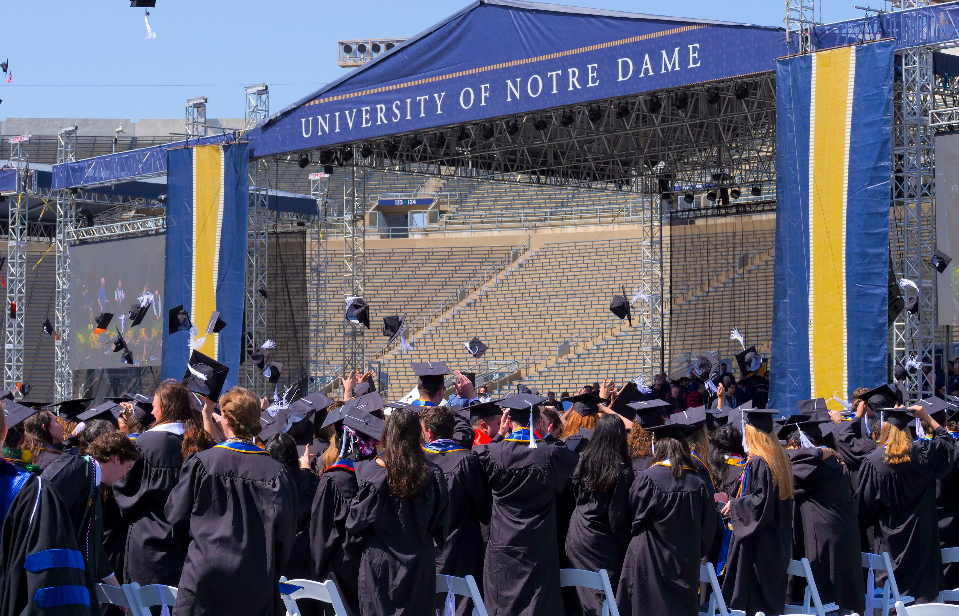 'Hope is not naïve': At Notre Dame commencement, class of 2024 grads celebrate connection
