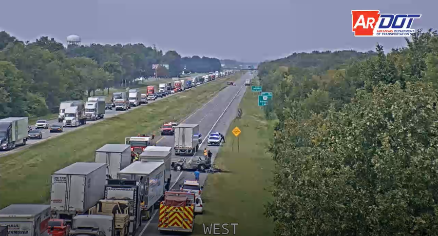 Westbound lanes clear on Interstate 40 after crash near Galloway exit