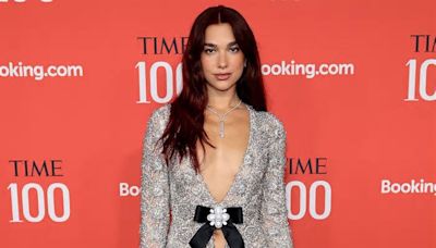 Dua Lipa Exudes Star Power in Lacy Ensemble at the Time100 Gala