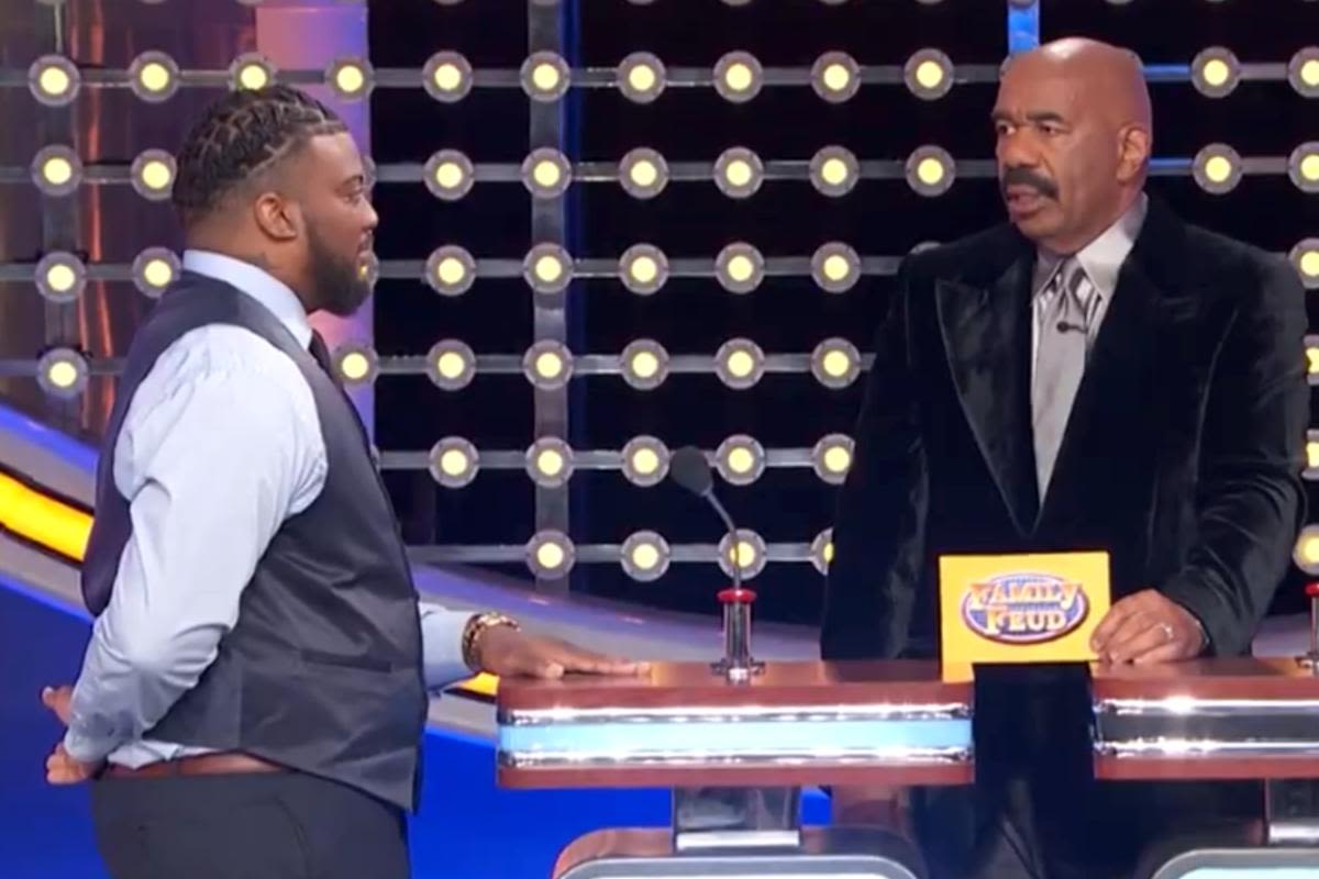 'Family Feud' contestant's response to poll about "sexy dreams" stuns Steve Harvey into silence