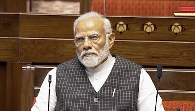 Opposition walks out during PM Modi's Rajya Sabha speech, slammed by Jagdeep Dhankhar