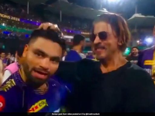 "God's Plan Bro Yo Baby": Shah Rukh Khan's Crazy Celebration With Rinku Singh After IPL Triumph | Cricket News