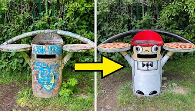 You HAVE To See How This Street Artist Turns Pipes, Curbs, And Sewer Grates Into Storybook Works Of Art