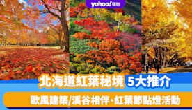 日本紅葉2024｜北海道紅葉秘境5選！歐風建築/溪谷相伴、紅葉節...