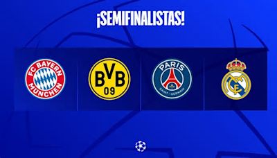 Semifinales de la Champions League, conoce a los equipos: Bayern, Dortmund, Paris Saint-Germain, Real Madrid