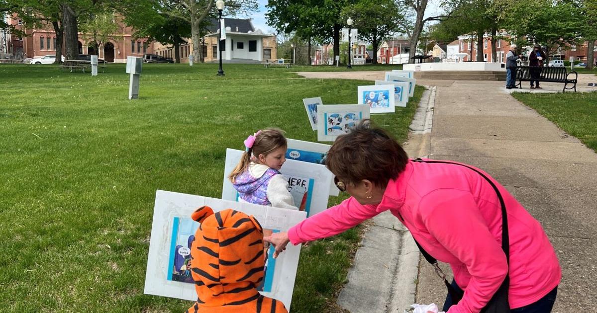 Storybook Trail for children at Central Park