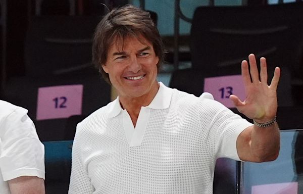 Tom Cruise, Ariana Grande and Jessica Chastain watch Paris Olympics gymnastics