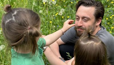 Kieran Culkin's Wife Shares Rare Photos of Him with Their Two Kids as They Celebrate Father's Day