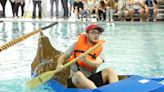 Whatever floats your boat: Students compete in annual cardboard boat regatta