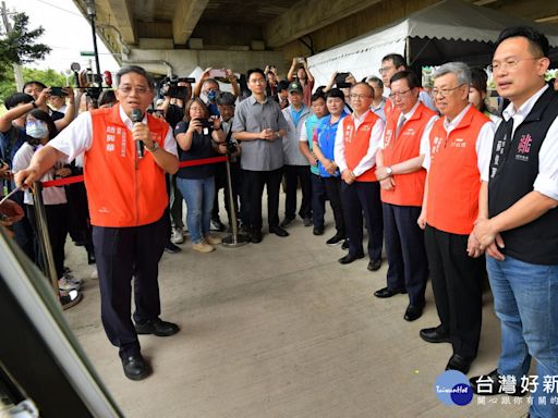 陳揆視察國道2號增設中路交流道 蘇俊賓：中央攜手地方共推桃園交通建設