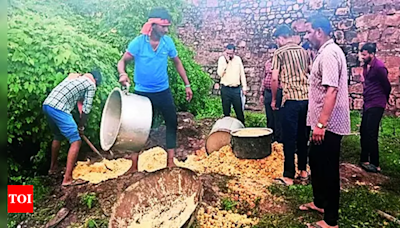 3.4k Kg Laddus Destroyed At Trinetra Ganesh Temple | Jaipur News - Times of India