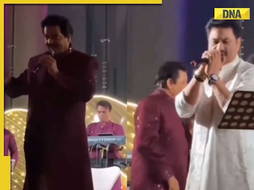 Watch: Udit Narayan, Kumar Sanu perform at Anant Ambani-Radhika Merchant's haldi, sing Shah Rukh Khan's romantic songs