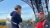 La emotiva pedida de matrimonio a la judoca Laura Martínez bajo la Torre Eiffel