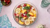 Elderflower And Peach Summer Punch Recipe