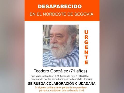 Buscan a un hombre de 71 años desaparecido entre las poblaciones segovianas de Cilleruelo de San Mamés y Moral de Hornuez