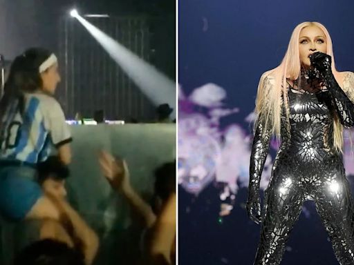 Una argentina fue agredida en el show de Madonna en las playas de Río de Janeiro: “Estaba en el ensayo con la camiseta de Messi”