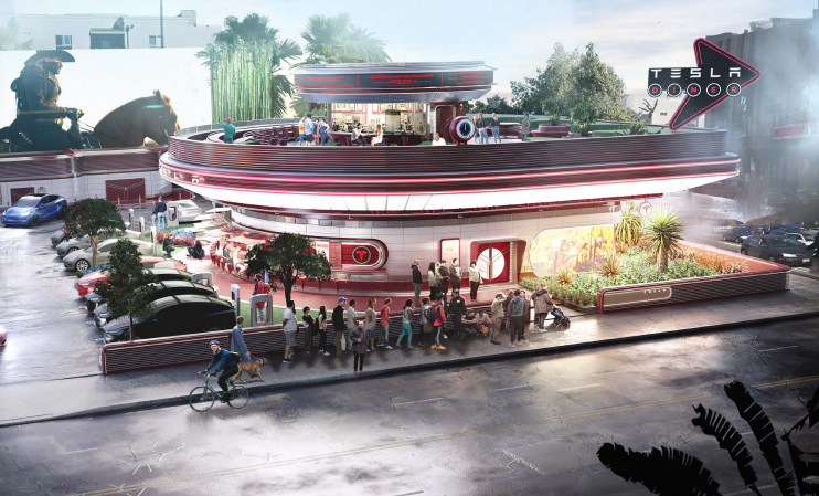 The Tesla Diner might actually be happening