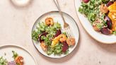 Shrimp And Beet Winter Salad With Seared Halloumi Recipe