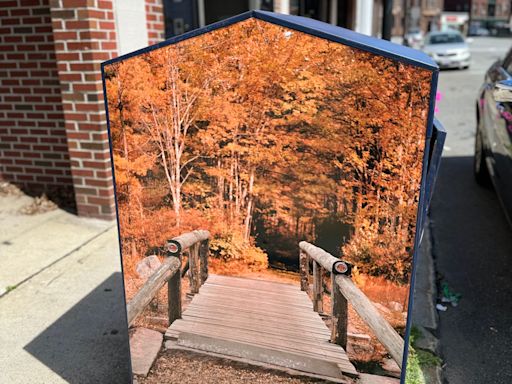 'A win-win all around': Trash cans offer artist the chance to show off best of Gardner