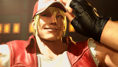 Terry Bogard Gets a First Look of His Arrival in Street Fighter 6 at EVO 2024