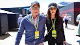 Catherine Zeta-Jones and husband Michael Douglas at British Grand Prix