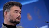 Rufián ve "un error" negar que ETA "era" una organización terrorista pero cree que la izquierda abertzale ayudó a su fin