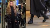 Shakira Takes Her Black Chunky Boots for a Ride on the New York Subway