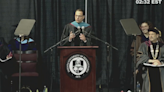 Governor Josh Shapiro delivers speech at IUP graduation