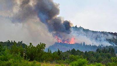 Oak Ridge fire near Beulah reaches 1,008 acres in size, 0% contained