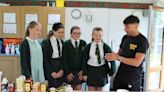 Plymouth social media sensation Curly Gaz shares cooking creativity with school kids