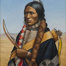 Cheyenne Warrior 1860 Painting by Milos Englberth - Pixels