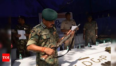 8 Maoists surrender in Chhattisgarh, cite ‘inhuman, hollow’ ideology | Raipur News - Times of India