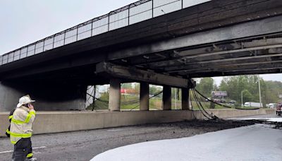 WATCH LIVE: Demolition on I-95 bridge after fiery crash in Connecticut