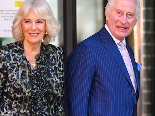 King Charles III and Queen Camilla Pulled Away From Public Appearance After Security Scare - E! Online