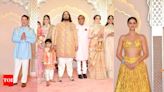 ...Anant Ambani arrives with family, celebs like John Cena Ananya Panday, Rajkummar Rao, Sara Ali Khan, Ibrahim Ali Khan: Celebs arrive for...