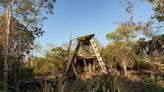 It Took Four Weeks to Assemble This Prefab A-Frame in the Galápagos Islands