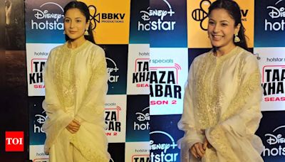 Shehnaaz Gill glows with simplicity at the screening of 'Taaza Khabar 2' - Times of India