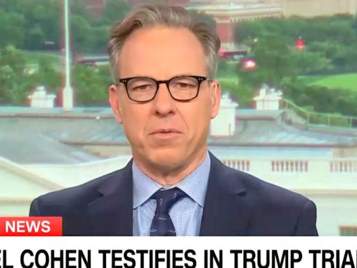 Jake Tapper Immediately Fact-Checks Trump's 'Very Angry' Courthouse Rant