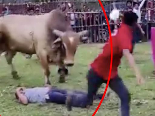 Horror as rodeo rider is trampled by bucking bull dubbed Tsunami
