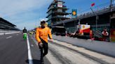 Pato O'Ward of the Arrow McLaren team goes out of his way to win over Indianapolis 500 fans