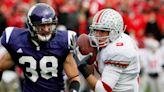 Former Pickerington Central, Northwestern safety Brian Peters shows support of Pat Fitzgerald