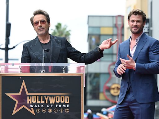 Robert Downey Jr. And The Cast Of "The Avengers" Hilariously Roasted Chris Hemsworth At His Hollywood Walk Of Fame...