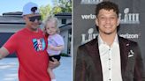 Patrick Mahomes Carries 2-Year-Old Daughter Sterling, Takes Her on Skateboard Ride