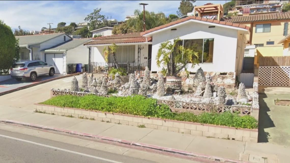 'It's sad' | Beloved 'shell house' in Point Loma now rubble