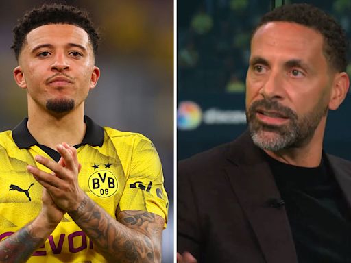 Rio Ferdinand as he questions Utd and Erik ten Hag after watching Jadon Sancho