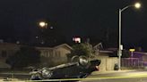 Police: Driver killed after crashing into block wall in west Las Vegas