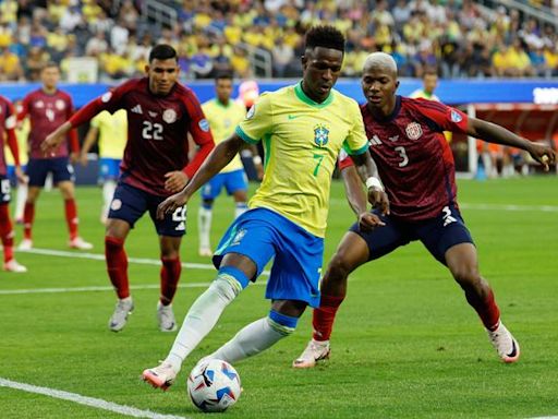Neymar in shock as Vinicius Jr is subbed as Brazil flop in goalless draw with Costa Rica at Copa America